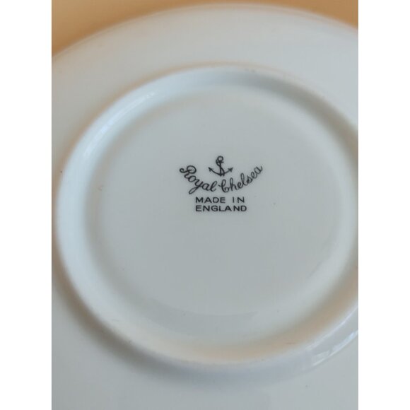 Vintage Pink Royal Chelsea Widemouth Tea Cup and saucer Pat.# 1699 1960's - Picture 11 of 11